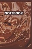 Hot Chocolate Notebook: 6 × 9 Soft Cover Glossy Chocolate Notebook with 120 blank pages