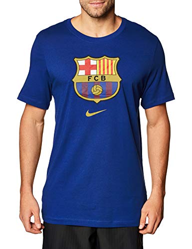 Nike Herren T-Shirt Fc Barcelona, Deep Royal Blue, XL, CD3115-455