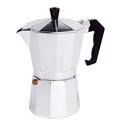 MSV Espressokocher Espresso Mokka Maker Kaffeebereiter Aluminium - 6 Tassen