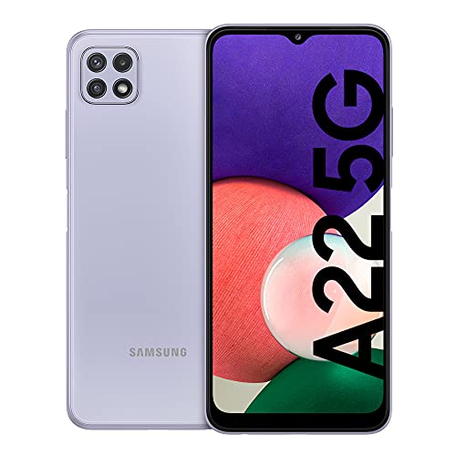 Samsung Galaxy A22 5G Smartphone 6.6 Zoll 64 GB Android Handy Mobile Violet