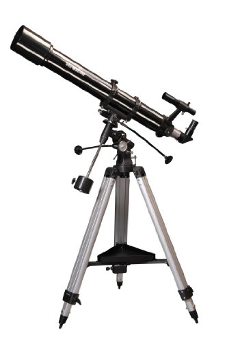 Sky-Watcher Evostar-90 (EQ-2) (90mm (3,5 Zoll), f/900) Refraktor Teleskop Silber