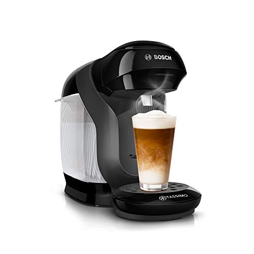 Bosch Hausgeräte Tassimo Style Kapselmaschine TAS1102 Kaffeemaschine by Bosch, über 70 Getränke, vollautomatisch, geeignet für alle Tassen, platzsparend, 1400 W, schwarz/anthrazit