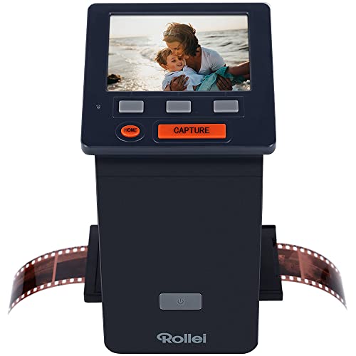 Rollei DF-S 1600 SE -Dia -Negativ-Film- Scanner, hochauflösender 16 MP für: Farb-Negativ-Film: 135,126,110 mm | Schwarz/Weiß, Negativ-Film: 135, 126, 110 Dias:135,126,110, 8 mm, Super8, 20699
