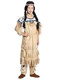 Maskworld Nscho-tschi Kinderkostüm - Indianer Western - Kindergröße: 134-140 - Lizenz-Kostüme aus den Karl-May-Filmen für Karneval und Motto-Party