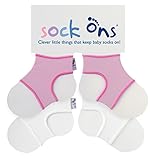 Sock Ons Baby Jungen (0-24 Monate) Socken B/Pink & White Twin Pack 6-12 Monate