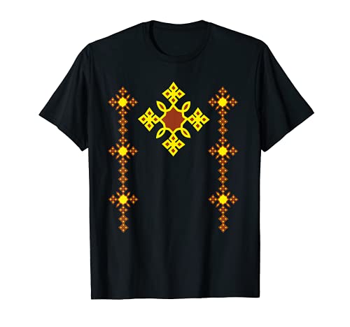 Traditionelle Äthiopisches Kreuz T shirt Ethiopian Cross