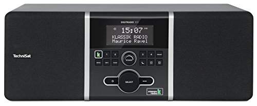 TechniSat Digitradio 305 Klassik Edition DAB Radio (mit Bassreflex-Holzgehäuse, DAB+, UKW, stationäre Bedienung, Direktwahltaste zu Klassikradio) anthrazit