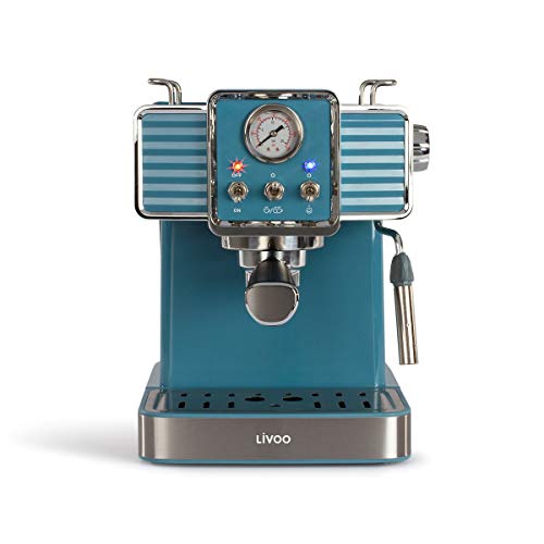 LIVOO Feel good moments - Kaffeemaschine Espresso DOD174, Blau