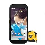 CAT S42 H+ Edition - Robustes Outdoor Smartphone mit Silberpartikel gegen Bakterien & Keime (13.97cm (5.5 Zoll) HD+ Display, 32 GB, 3GB RAM, Dual-SIM, Stoß- und Wasserdicht inkl. CAT-Maßband, schwarz
