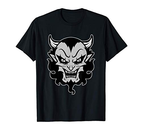 Böser Teufel mit Hörnern | satanisches teuflisches T-Shirt