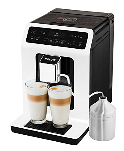 Krups ea8911 freistehend vollautomatisch Maschine Espresso 2.3L 2Tassen weiß – Espressomaschine (freistehend, Maschine, 2,3 l, Kaffeemühle, 1450 W, Weiß)