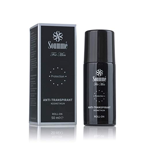Soummé Antitranspirant Protection Roll-On for Men Kosmetikum | 50 ml | Schützt vor Schweiß- und Geruchsbildung, Dermatologisch getestet