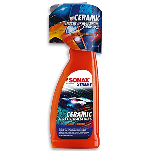 SONAX XTREME Ceramic SprayVersiegelung (750ml) überzieht den Lack mit einer Schutzbarriere, schützt vor Schmutz & Insekten. DIE Auto Keramikversiegelung schlechthin |Art-Nr 02574000