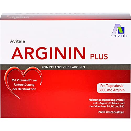 Arginin plus Vitamin B1+B6+B12+Folsäure 240 Filmtabletten