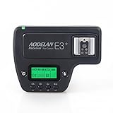 AODELAN E3 + Blitzauslöser Empfänger Blitzgerät Zubehör für Canon 580EXII / 580EX / 550EX / 430EXII / 320EX / 270EXII / 270EX