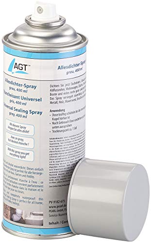AGT Alles dicht Spray: Allesdichter-Spray, grau, 400 ml (Dichtungsmittel)