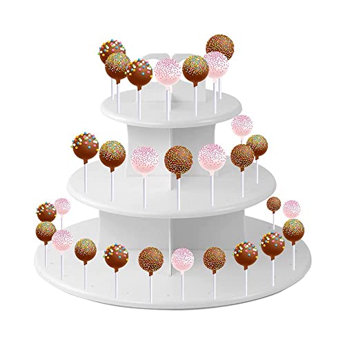 YeenGreen Cupcake Ständer, 3 Etagere Acryl Tortenständer Hochzeit Cupcake Ständer Muffinständer Cupcake Cupcake, Tortenplatte für Geburtstag Baby Party Kaffeetafel