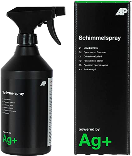 Ag+ Schimmelspray/Schimmelentferner, chlorfrei, mit Aktivsauerstoff-Sofortwirkung und Ag+-Langzeitwirkung (600 ml)