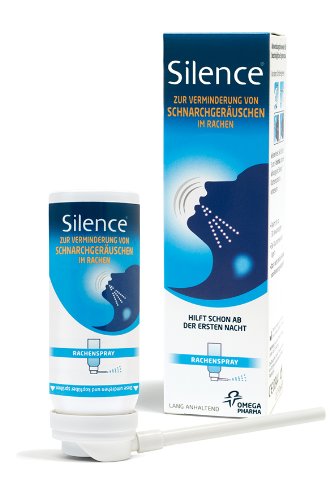 Silence Rachenspray, Verminderung von Schnarchgeräuschen, 50 ml, 1er Pack (1 x 50 ml)