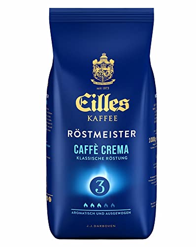 Kaffee RÖSTMEISTER Caffè Crema von Eilles, 4x1000 g Bohnen