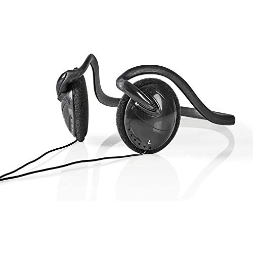 TronicXL Design Kopfhörer Nackenbügel Neckband Stereo Kopfbügel Headphones 3,5mm Klinke für Smartphone iPhone Handy (Kabel Neckbank)