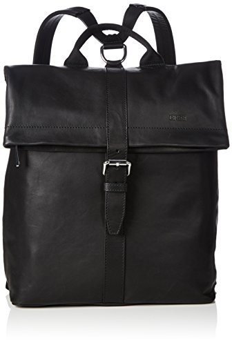 BREE Stockholm 13, black, backpack 184900013 Damen Rucksackhandtaschen 32x13x40 cm (B x H x T), Schwarz (black 900)