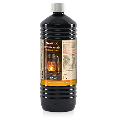 Höfer Chemie 6 x 1 Liter FLAMBIOL® Lampenöl für Öl-Lampen, Petroleum Lampen & Gartenfackeln