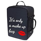 Handgepäck für Ryanair Multifunktions Handgepäck Rucksack gepolstert Flugzeugtasche Handtasche Reisetasche Rucksack gepolstertkoffer für Flugzeug Größe 40x25x20cm Es ist nur eine Kosmetikerin [102]