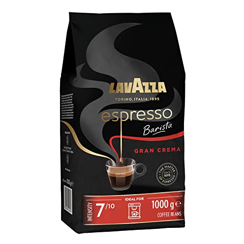 Lavazza Espresso - Barista Gran Crema - Aromatische Kaffeebohnen - 6er Pack (6 x 1 kg)