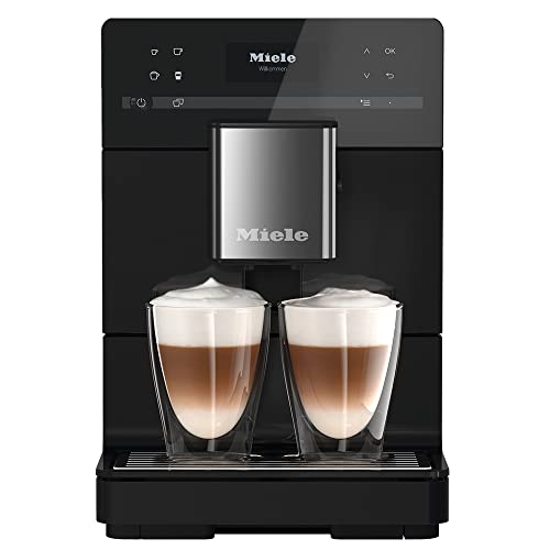 Miele CM 5410 Silence Kaffeevollautomat – Mit OneTouch for Two, AromaticSystem, Kannenfunktion, 2 Genießerprofilen, Reinigungsprogrammen u. v. m. – Obsidianschwarz