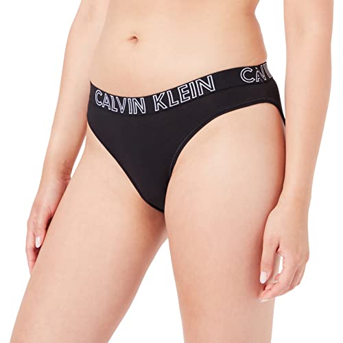Calvin Klein Damen Bikini Bikinislip, Schwarz (Black 001), 38