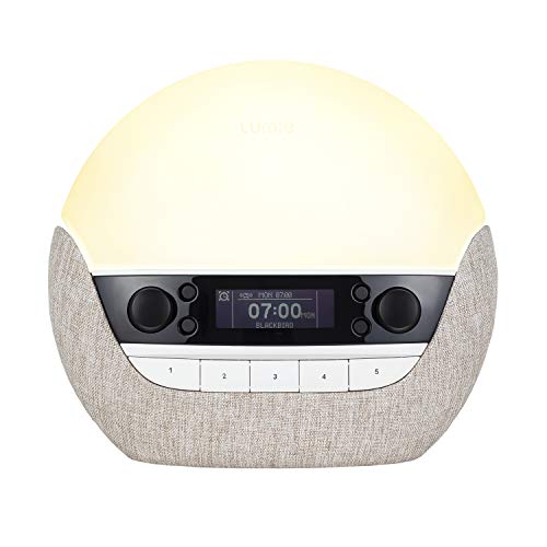 Lumie Bodyclock Luxe 700FM - Lichtwecker, UKW-Radio, Bluetooth Lautsprecher & Wenig Blaulicht für Schlafenszeit