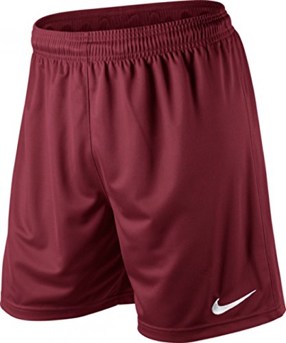 Nike Herren Park II Knit Shorts ohne Innenslip, Rot (Team Rot/Weiß), Gr. L