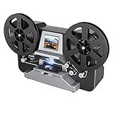 DIGITNOW!Super 8 Filmscanner,Normal Video 8 Digitalisierer,Converts Filmrollen in Digitales MPEG HD1080P,inkl. 32 GB Speicherkarte und 2,4' LCD MovieMaker/Film Digitize,Grau