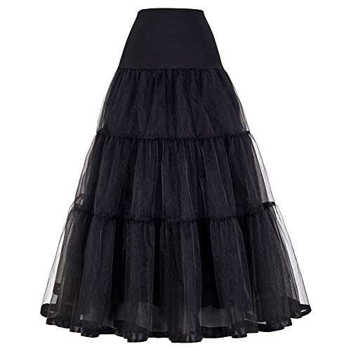 GRACE KARIN Underskirt Women Rockabilly Petticoat Reifrock für brautkleid Unterrock XL CL421-1