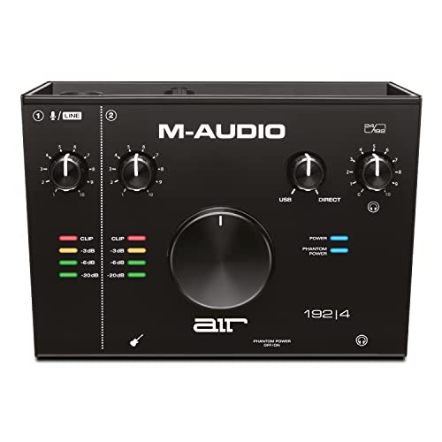 M-Audio AIR 192 | 4 - 2-in-2-out-USB-Audio-Interface mit MPC Beats und Ableton Live Recording-Software mit Studio-Effekten und virtuellen Instrumenten