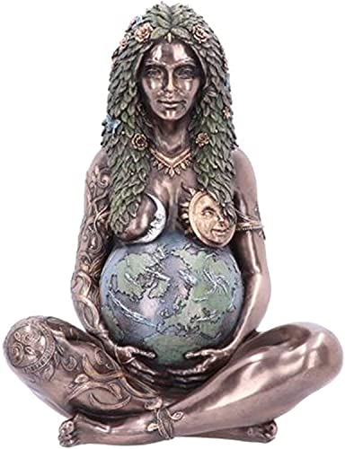 Millennial Gaia Statue Gaia Figur Mutter Erde Erde Mutter Figur Garten Ornament Outdoor Dekor