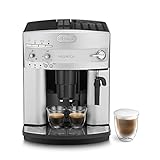 De'Longhi Magnifica ESAM 3200.S Kaffeevollautomat mit Milchaufschäumdüse für Cappuccino, mit Espresso Direktwahltaste, 2-Tassen-Funktion,1350W, großer 1,8 L Wassertank, 37.5 x 28.5 x 36 cm Grau/Silber