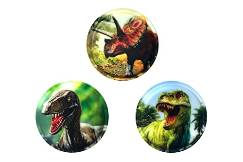 Belmil Patches mit Klettverschluss Set 3-teilig- kompatibel mit Schulranzen Comfy/Smarty/Jungen Dinosaurier (336/B Dinosaurs)