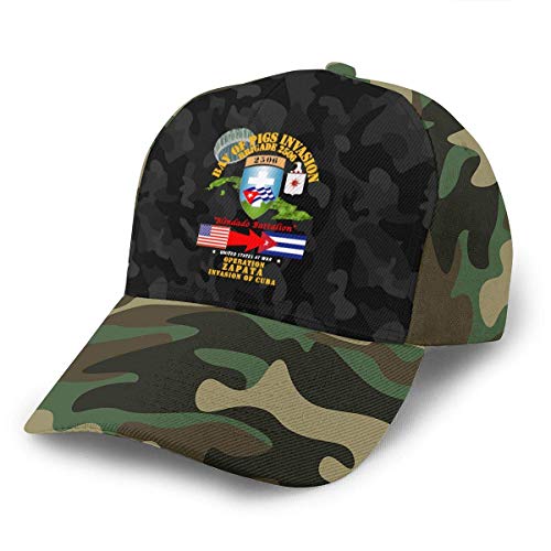 G.H.Y Operation Zapata-Schweinebucht-Kuba Invasion Unisex Adult Hats Baseball Caps Peaked Cap