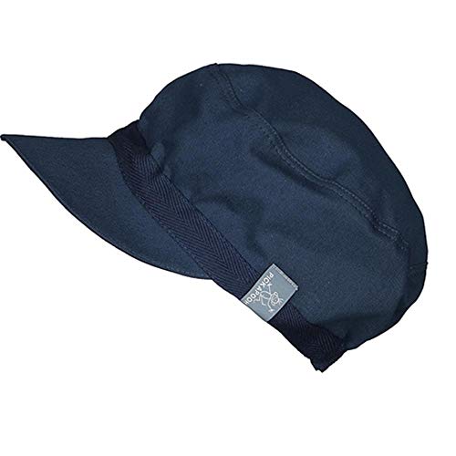 PICKAPOOH Schirmmütze Mika mit UV-Schutz für Kinder und Erwachsene Bio-Baumwolle, Marine Gr. 58