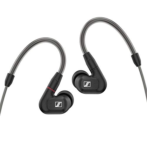 Sennheiser IE 300 In-Ear Audiophile Headphones - Sound Isolating with XWB Transducers for Balanced Sound, Detachable Cable with Flexible Ear Hooks, 2-Year Warranty (Black), small