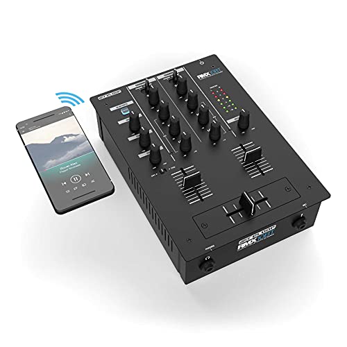 Reloop RMX-10 BT 2-Kanal Bluetooth DJ-Mixer mit eingebauter Bluetooth-Konnektivität, schwarz