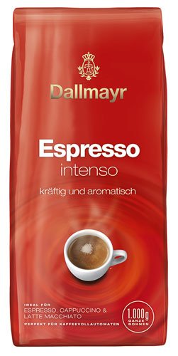 2x Dallmayr - Espresso Intenso, Ganze Bohne - 1000g