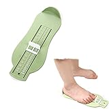 BAINA Baby Fußmessgerät Bequemes Messgerät für Kleinkinder Schuhe Größe für Kinder Kleinkind Fußlänge Lineal Werkzeug (0-8 Kinder)