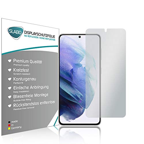Slabo 4 x Displayschutzfolie für Samsung Galaxy S21 (5G) Displayfolie Schutzfolie Folie Zubehör No Reflexion MATT
