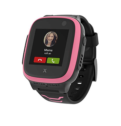 Xplora Kids Watch X5 Play eSIM GPS-Smartwatch für Kinder mit SOS-Taste, Standort-Anzeige, Telefon & Sprachnachrichten | per App mit Smartphone der Eltern verbunden | 6-Monate Telekom Prepaid Pac, pink
