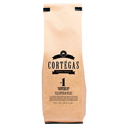 Cortegas Espresso Superior - Ganze Bohne Röstkaffee 330g - Direct Trade Premium Kaffee-Bohnen aus dem Hochland der Dominikanischen Republik