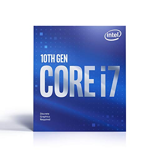 Intel Core i7-10700F Desktop-Prozessor 8 Kerne bis zu 4,8 GHz ohne Prozessor Grafik LGA1200 (Intel 400 Series Chipsatz) 65W