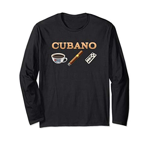 Kubanische Zigarre Cohiba Domino Kaffee Havanna Geschenk Langarmshirt